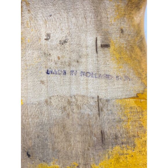 Vintage Holland Clog Wooden Shoe Bar Display Heineken Beer Made in Holland - Picture 8 of 9